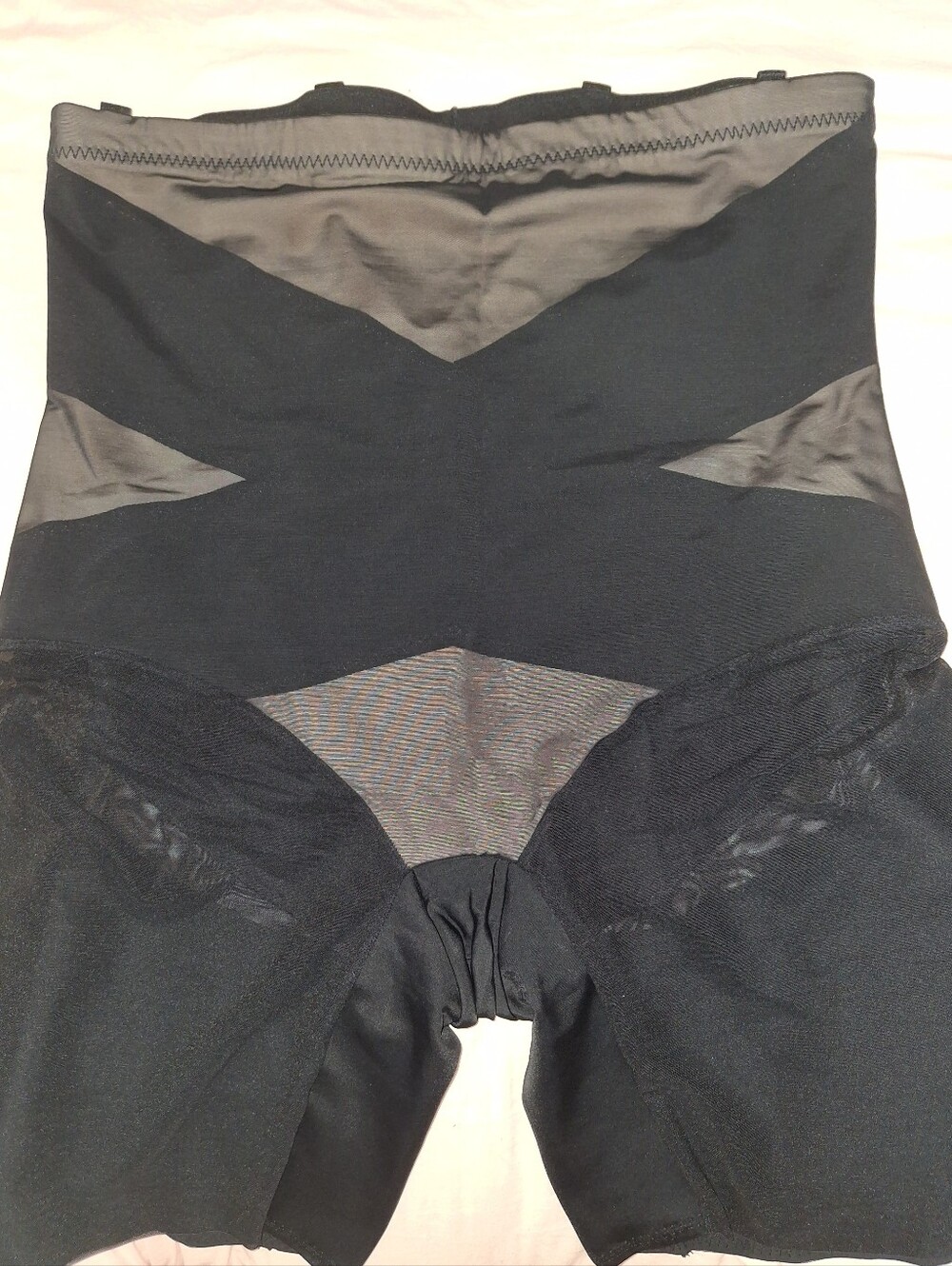 Honeylove Superpower Black High-Waist Shaping Short with Mesh Panels Sz 3X - Picture 2 of 4
